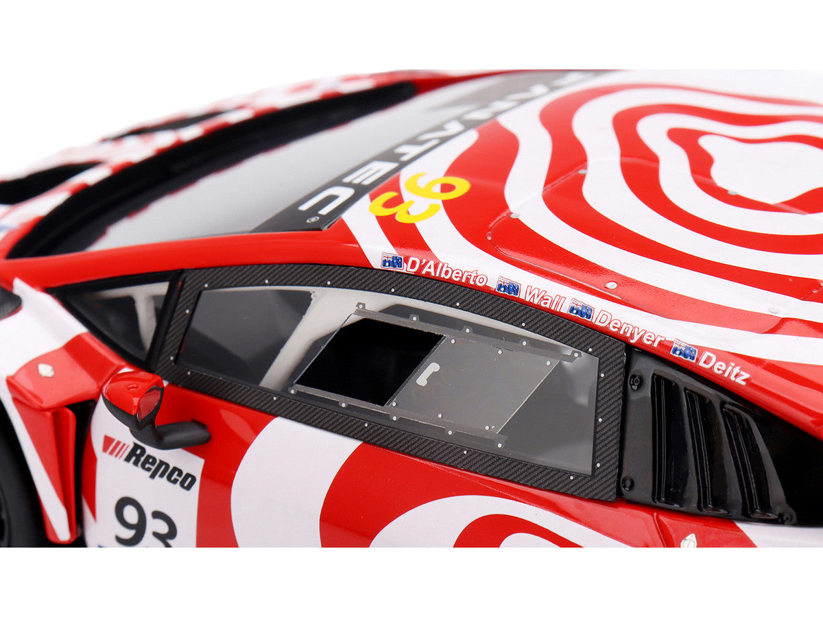 Lamborghini Huracan GT3 EVO2 #93 Tony D'Alberto - Adrian Deitz - Grant Denyer - David Wall "Wall Racing" "Bathurst 12 Hour" (2024) 1/18 Model Car by Top Speed-1