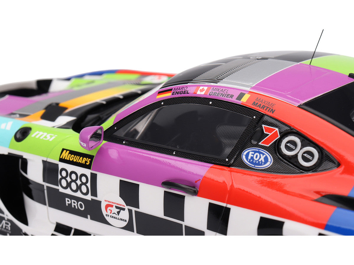 Mercedes-AMG GT3 #888 Maro Engel - Mikael Grenier - Maxime Martin "Mercedes-AMG Team GMR" Meguiar's "Bathurst 12 Hour" (2025) 1/18 Model Car by Top Speed Top Speed