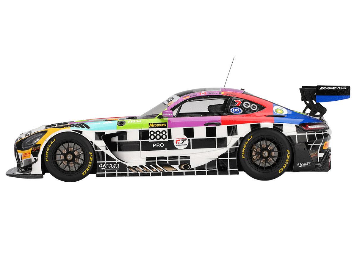 Mercedes-AMG GT3 #888 Maro Engel - Mikael Grenier - Maxime Martin "Mercedes-AMG Team GMR" Meguiar's "Bathurst 12 Hour" (2025) 1/18 Model Car by Top Speed Top Speed