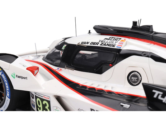Acura ARX-06 GTP #93 Kakunoshin Ohta - Alex Palou - Renger van der Zande - Nick Yelloly "Acura Meyer Shank Racing with Curb-Agajanian" "24 Hours of Daytona" (2025) 1/18 Model Car by Top Speed Top Speed