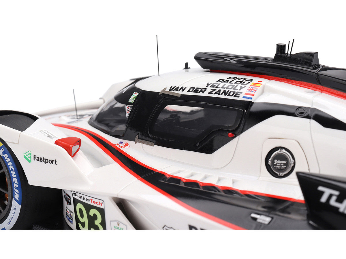 Acura ARX-06 GTP #93 Kakunoshin Ohta - Alex Palou - Renger van der Zande - Nick Yelloly "Acura Meyer Shank Racing with Curb-Agajanian" "24 Hours of Daytona" (2025) 1/18 Model Car by Top Speed-3