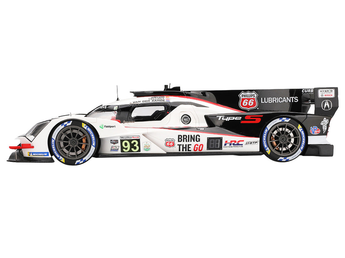 Acura ARX-06 GTP #93 Kakunoshin Ohta - Alex Palou - Renger van der Zande - Nick Yelloly "Acura Meyer Shank Racing with Curb-Agajanian" "24 Hours of Daytona" (2025) 1/18 Model Car by Top Speed Top Speed