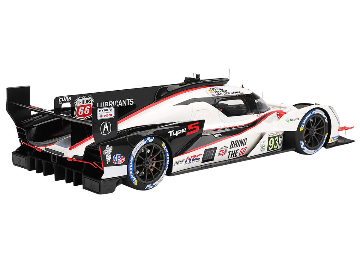 Acura ARX-06 GTP #93 Kakunoshin Ohta - Alex Palou - Renger van der Zande - Nick Yelloly "Acura Meyer Shank Racing with Curb-Agajanian" "24 Hours of Daytona" (2025) 1/18 Model Car by Top Speed Top Speed