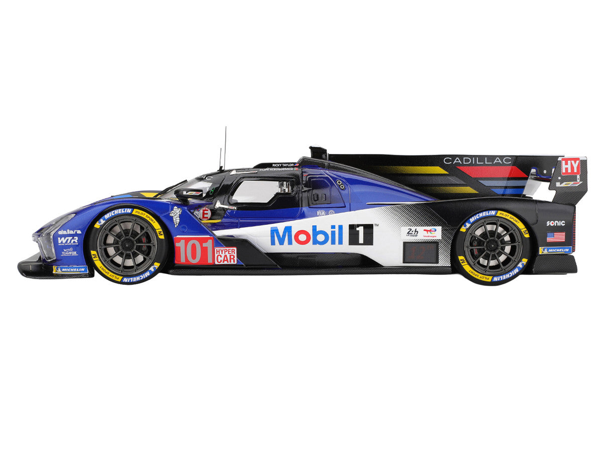 Cadillac V-Series.R #101 Filipe Albuquerque - Jordan Taylor - Ricky Taylor "Cadillac Wayne Taylor Racing" FIA WEC "24 Hours of Le Mans" (2025) 1/18 Model Car by Top Speed Top Speed