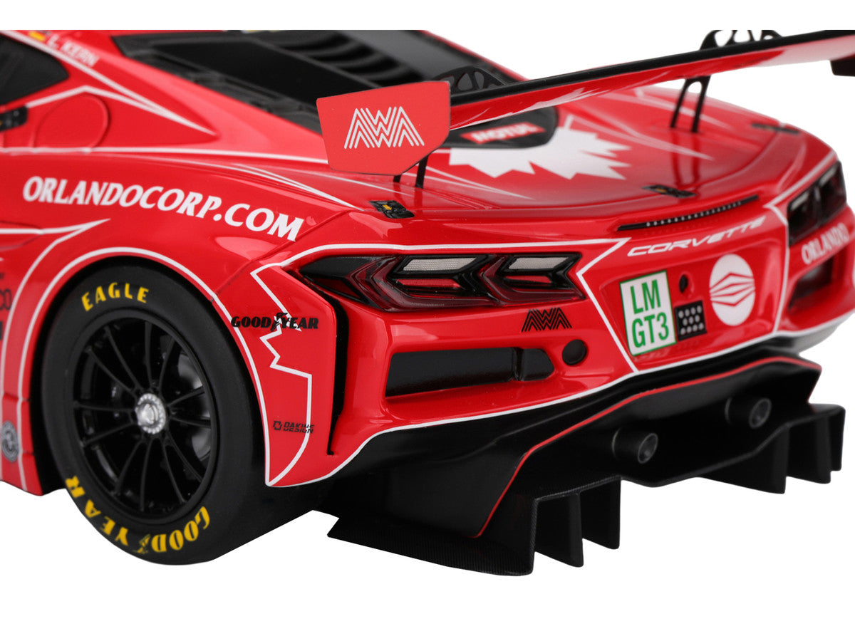 Chevrolet Corvette Z06 GT3.R #13 Matt Bell - Orey Fidani - Lars Kern "AWA Racing" "24 Hours of Le Mans" (2025) 1/18 Model Car by Top Speed Top Speed