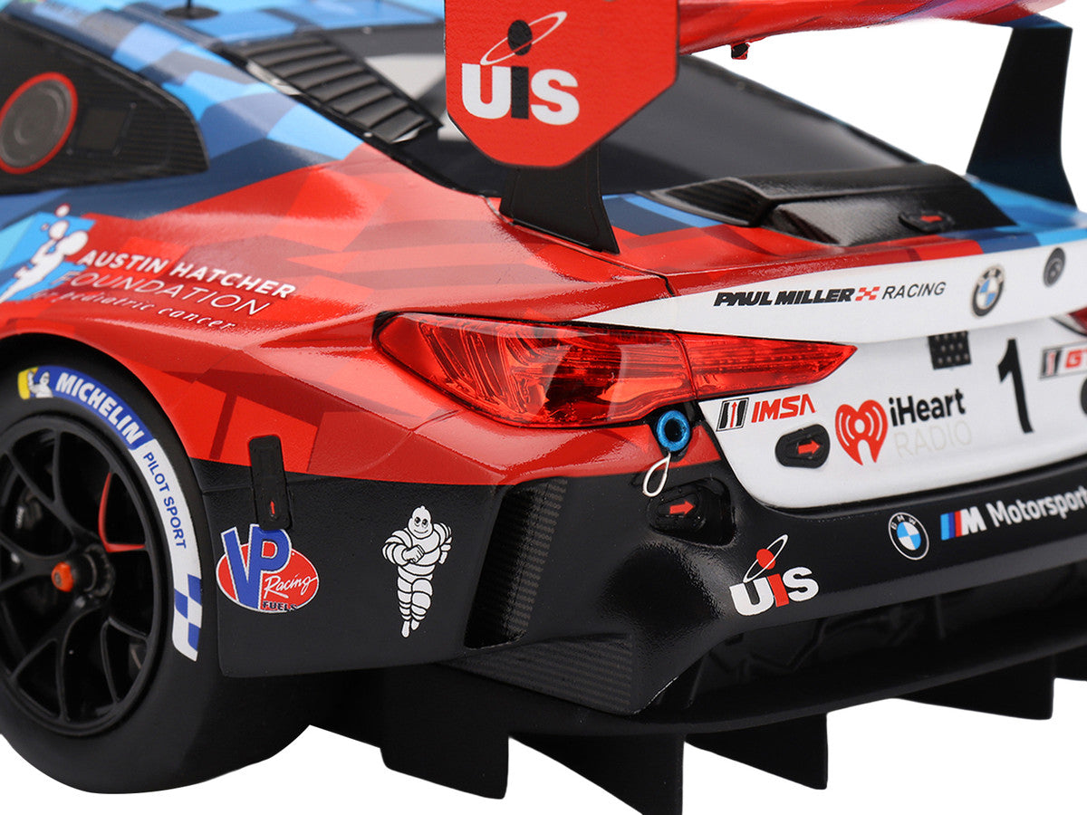 BMW M4 GT3 EVO #1 Connor De Phillippi - Madison Snow - Neil Verhagen - Kelvin van der Linde "Paul Miller Racing" IMSA "24 Hours of Daytona" (2025) 1/18 Model Car by Top Speed-3