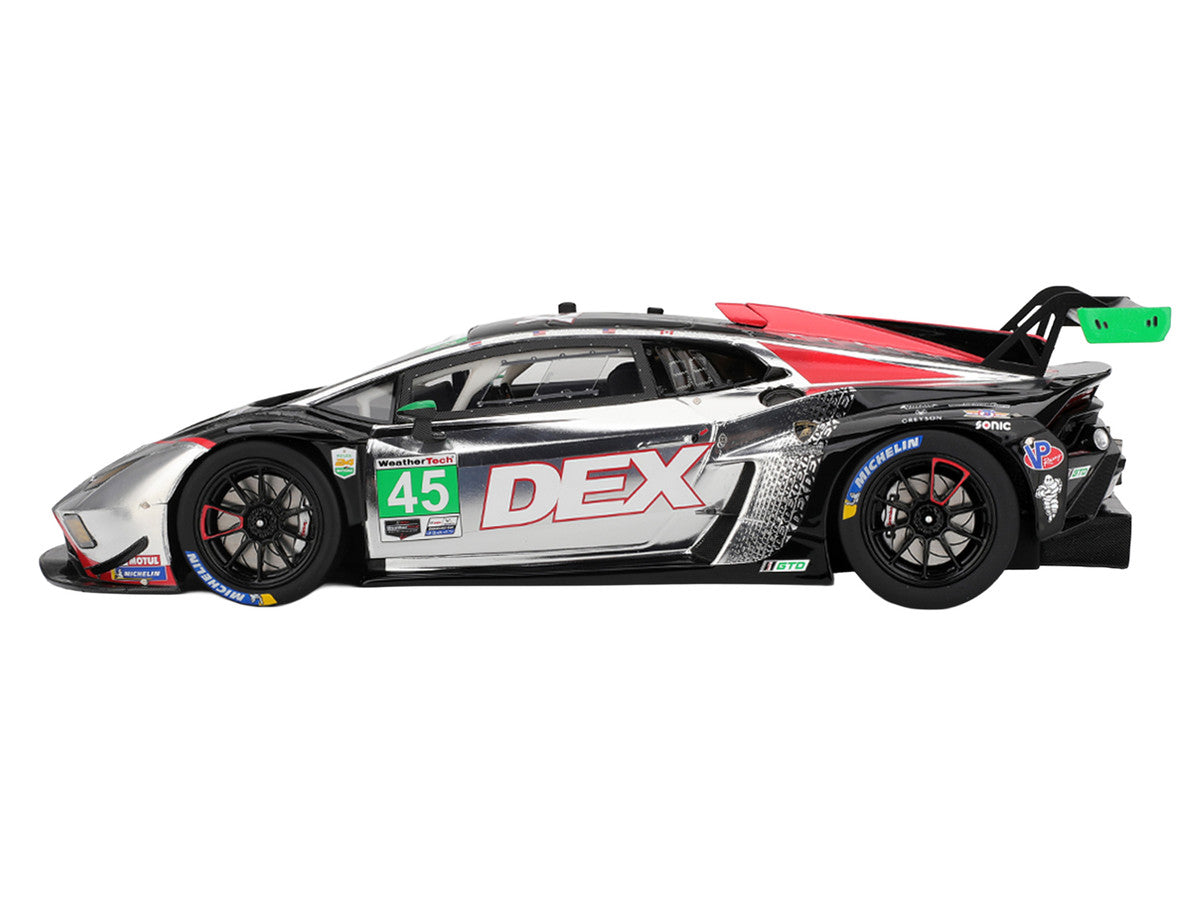 Lamborghini Huracan GT3 EVO2 #45 Graham Doyle - Danny Formal - Trent Hindman - Kyle Marcelli "Wayne Taylor Racing" IMSA "24 Hours of Daytona" (2025) 1/18 Model Car by Top Speed Top Speed