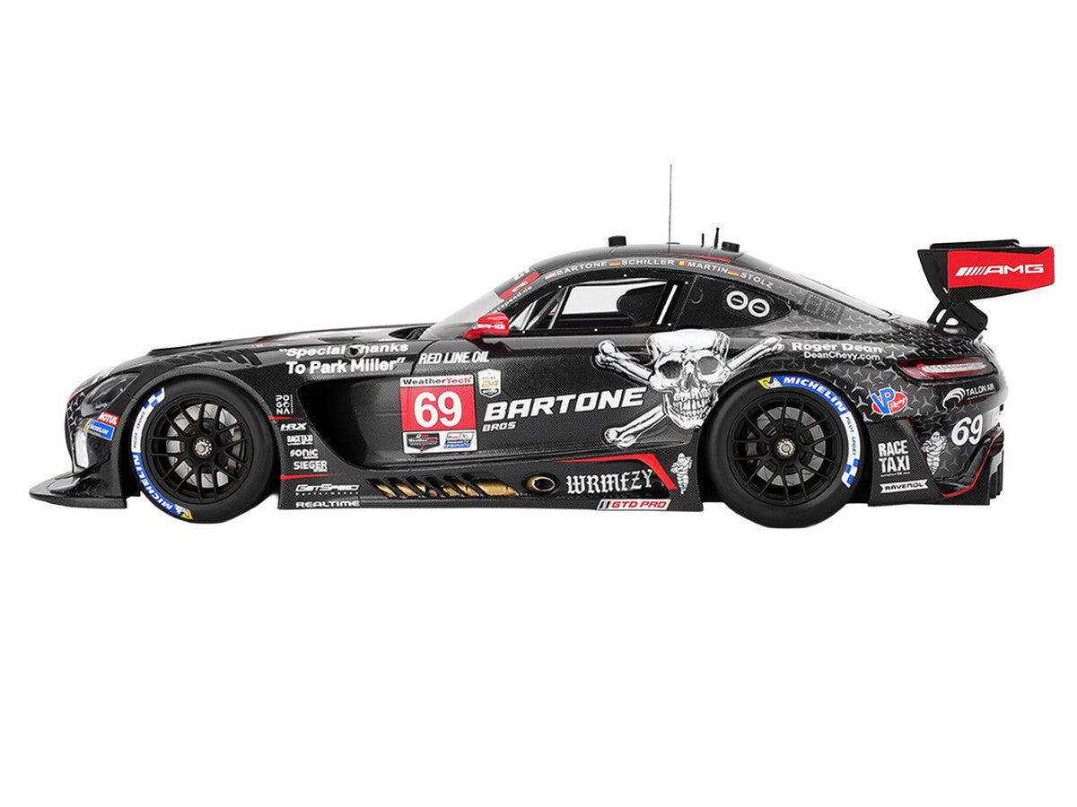 Mercedes-AMG GT3 EVO #69 Anthony Bartone - Maxime Martin - Fabian Schiller - Luca Stolz "GetSpeed" IMSA "24 Hours of Daytona" (2025) 1/18 Model Car by Top Speed Top Speed