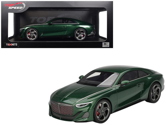 Bentley Batur Scarab Green Metallic 1/18 Model Car by Top Speed Top Speed