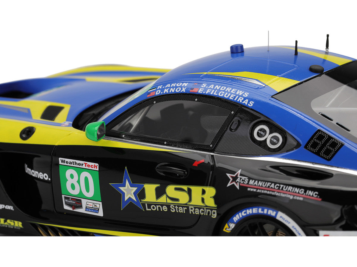 Mercedes-AMG GT3 EVO #80 Scott Andrews - Ralf Aron - Eric Filgueiras - Dan Knox "Lone Star Racing" IMSA "24 Hours of Daytona" (2025) 1/18 Model Car by Top Speed-3