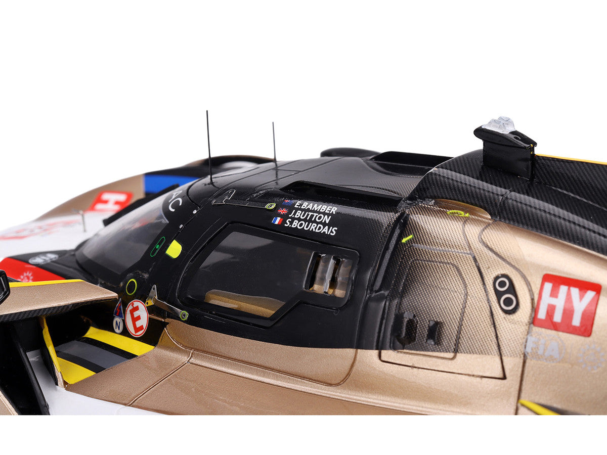 Cadillac V-Series.R #38 Earl Bamber - Sebastien Bourdais - Jenson Button "Cadillac Hertz Team Jota" FIA WEC "24 Hours of Le Mans" (2025) 1/18 Model Car by Top Speed Top Speed