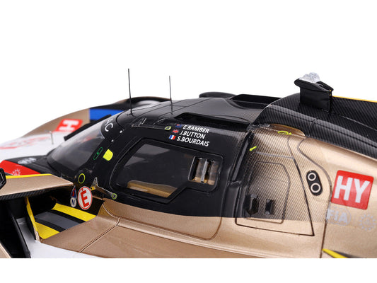 Cadillac V-Series.R #38 Earl Bamber - Sebastien Bourdais - Jenson Button "Cadillac Hertz Team Jota" FIA WEC "24 Hours of Le Mans" (2025) 1/18 Model Car by Top Speed Top Speed
