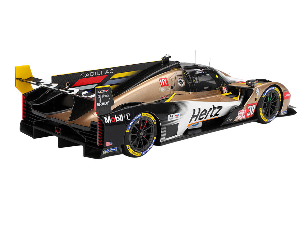 Cadillac V-Series.R #38 Earl Bamber - Sebastien Bourdais - Jenson Button "Cadillac Hertz Team Jota" FIA WEC "24 Hours of Le Mans" (2025) 1/18 Model Car by Top Speed Top Speed