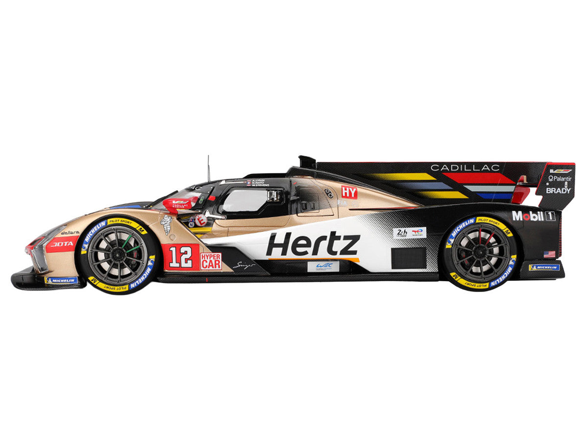 Cadillac V-Series.R #12 Alex Lynn - Norman Nato - Will Stevens "Cadillac Hertz Team Jota" FIA WEC "24 Hours of Le Mans" (2025) 1/18 Model Car by Top Speed Top Speed