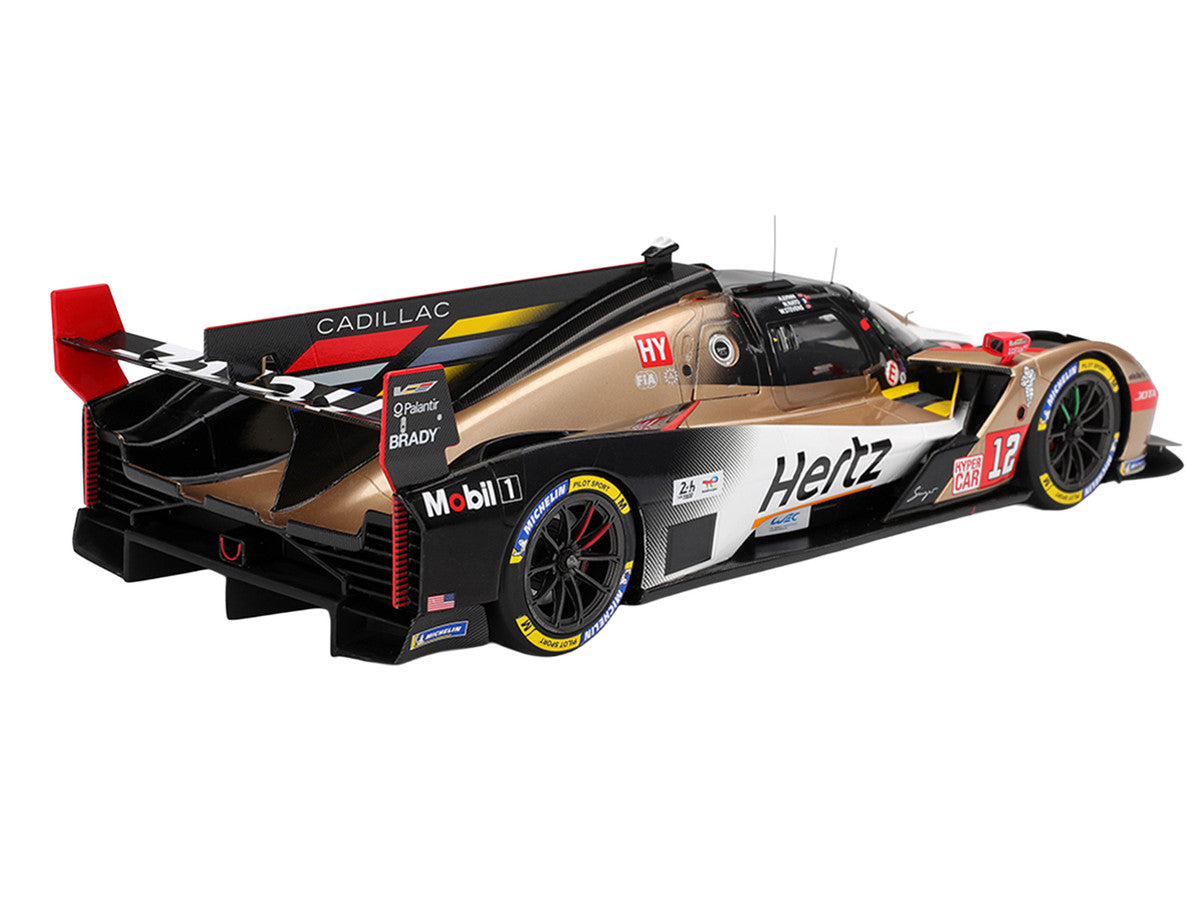 Cadillac V-Series.R #12 Alex Lynn - Norman Nato - Will Stevens "Cadillac Hertz Team Jota" FIA WEC "24 Hours of Le Mans" (2025) 1/18 Model Car by Top Speed Top Speed