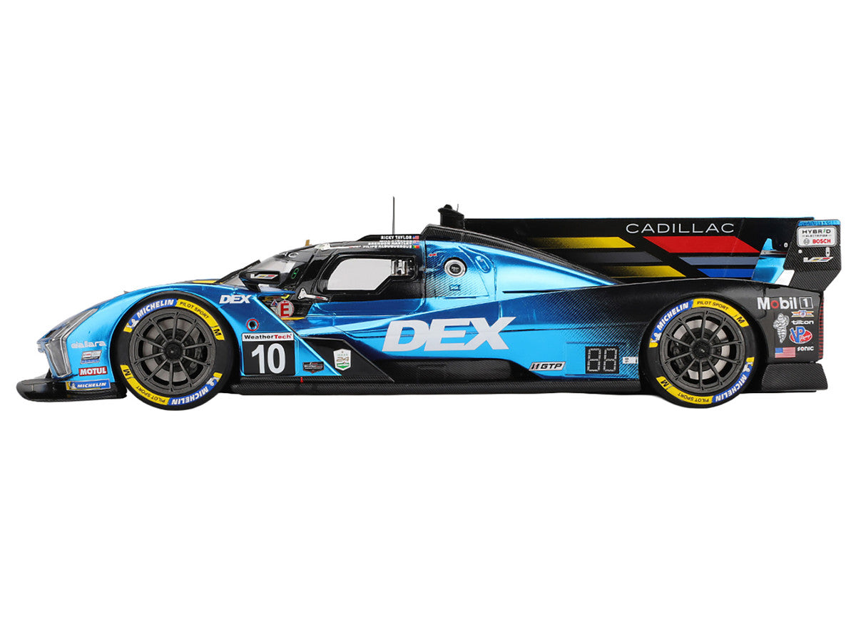 Cadillac V-Series.R #10 Filipe Albuquerque - Brendon Hartley - Will Stevens - Ricky Taylor "Cadillac Wayne Taylor Racing" IMSA "24 Hours of Daytona" (2025) 1/18 Model Car by Top Speed-0