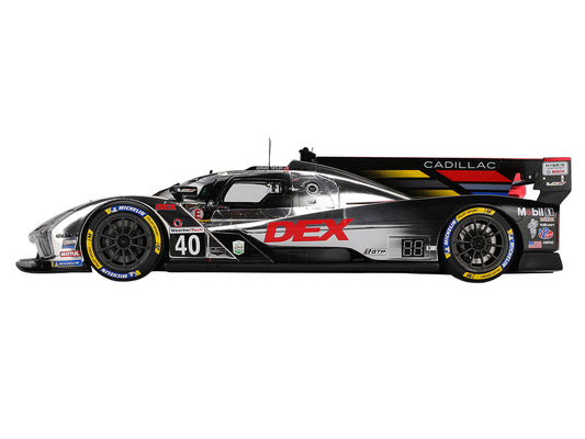 Cadillac V-Series.R #40 Louis Deletraz - Kamui Kobayashi - Jordan Taylor "Cadillac Wayne Taylor Racing" IMSA "24 Hours of Daytona" (2025) 1/18 Model Car by Top Speed-1