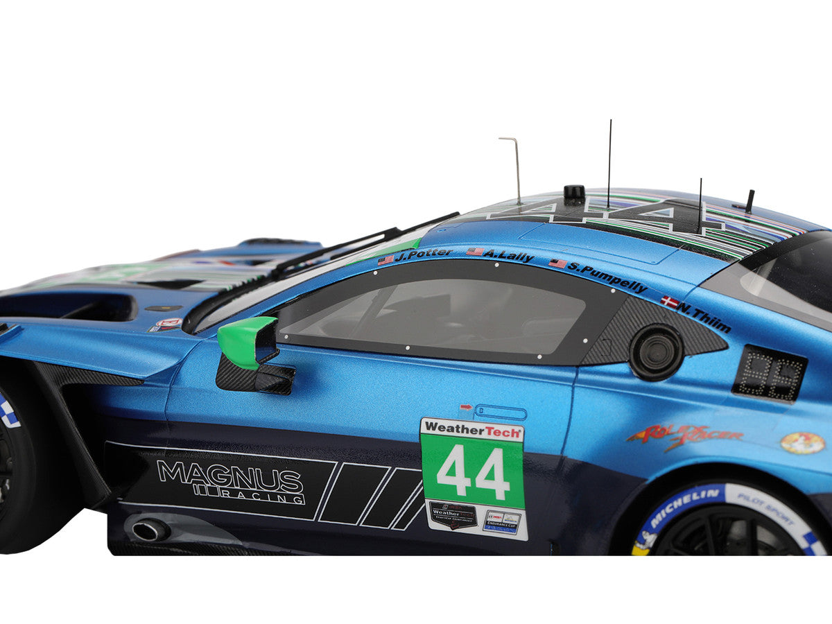 Aston Martin Vantage GT3 EVO #44 Andy Lally - John Potter - Spencer Pumpelly - Nicki Thiim "Magnus Racing" IMSA "24 Hours of Daytona" (2025) 1/18 Model Car by Top Speed Top Speed