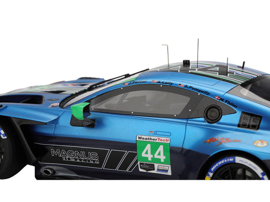 Aston Martin Vantage GT3 EVO #44 Andy Lally - John Potter - Spencer Pumpelly - Nicki Thiim "Magnus Racing" IMSA "24 Hours of Daytona" (2025) 1/18 Model Car by Top Speed Top Speed