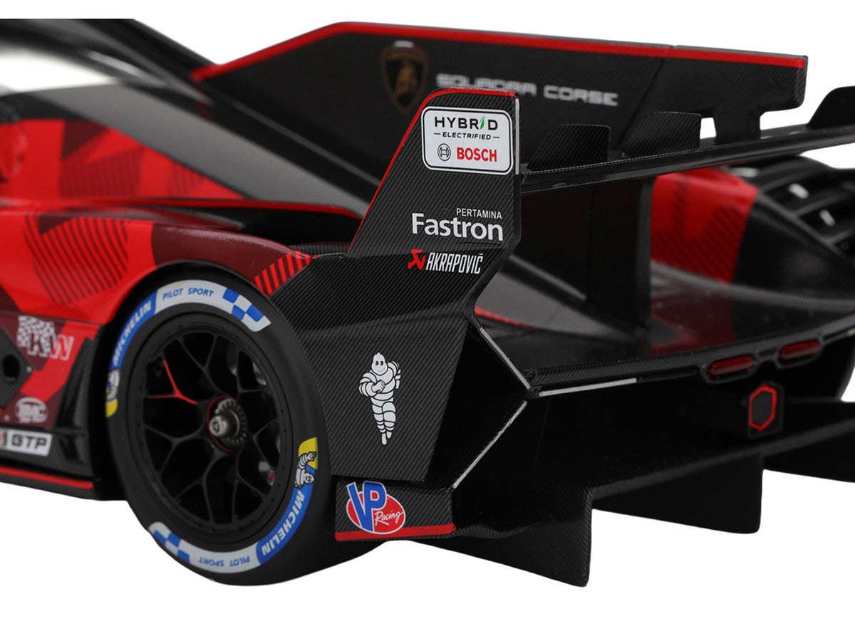 Lamborghini SC63 #63 Mirko Bortolotti - Romain Grosjean - Daniil Kvyat - Edoardo Mortara "Automobili Lamborghini Squadra Corse" IMSA "24 Hours of Daytona" (2025) 1/18 Model Car by Top Speed-2