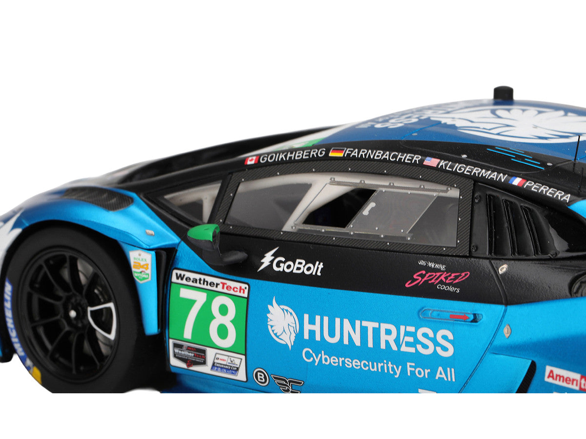 Lamborghini Huracan GT3 EVO2 #78 Mario Farnbacher - Misha Goikhberg - Parker Kligerman - Franck Perera "Forte Racing" IMSA "24 Hours of Daytona" (2025) 1/18 Model Car by Top Speed-3