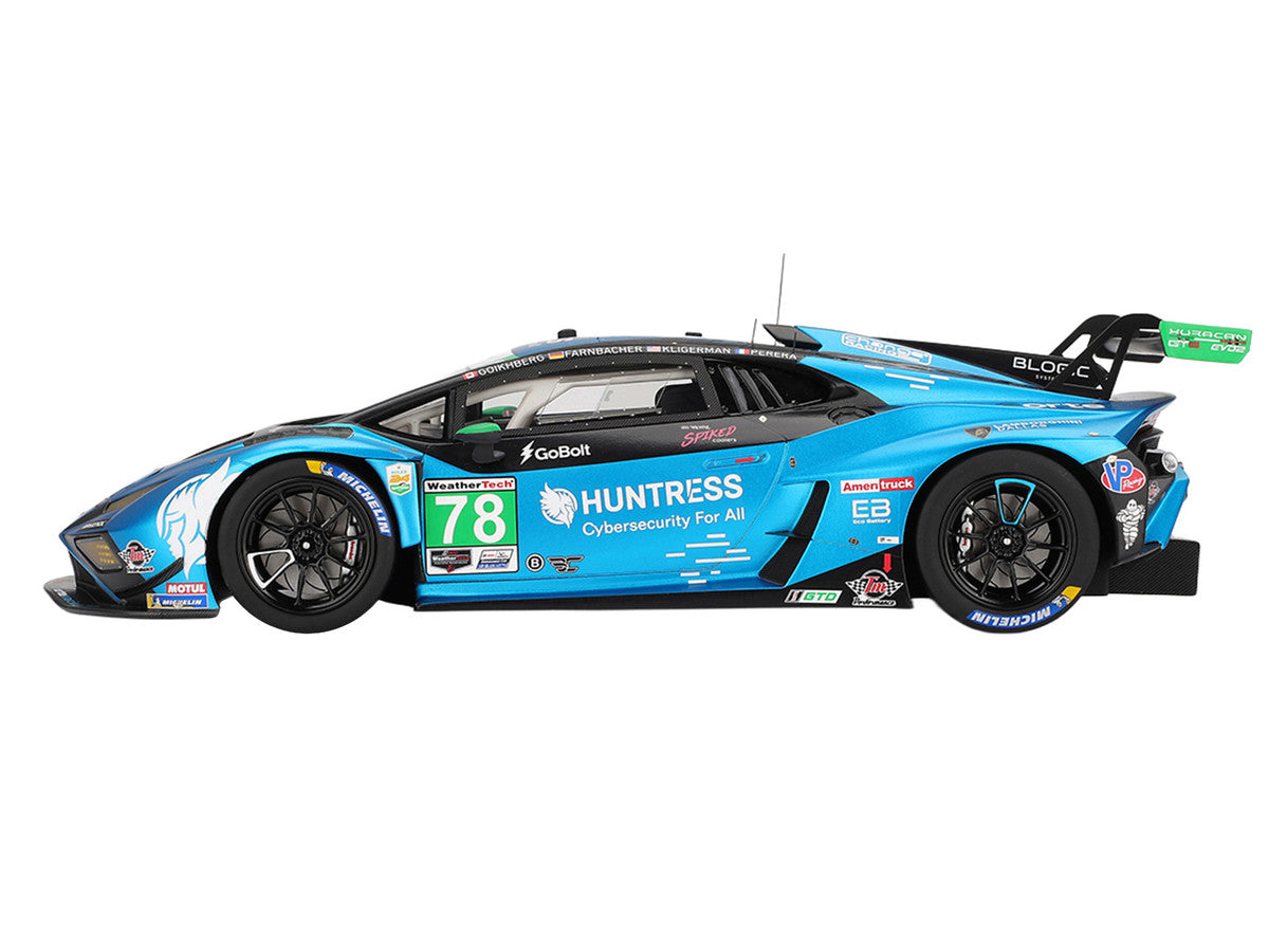 Lamborghini Huracan GT3 EVO2 #78 Mario Farnbacher - Misha Goikhberg - Parker Kligerman - Franck Perera "Forte Racing" IMSA "24 Hours of Daytona" (2025) 1/18 Model Car by Top Speed-1