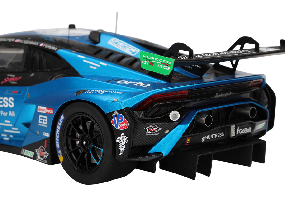 Lamborghini Huracan GT3 EVO2 #78 Mario Farnbacher - Misha Goikhberg - Parker Kligerman - Franck Perera "Forte Racing" IMSA "24 Hours of Daytona" (2025) 1/18 Model Car by Top Speed-2