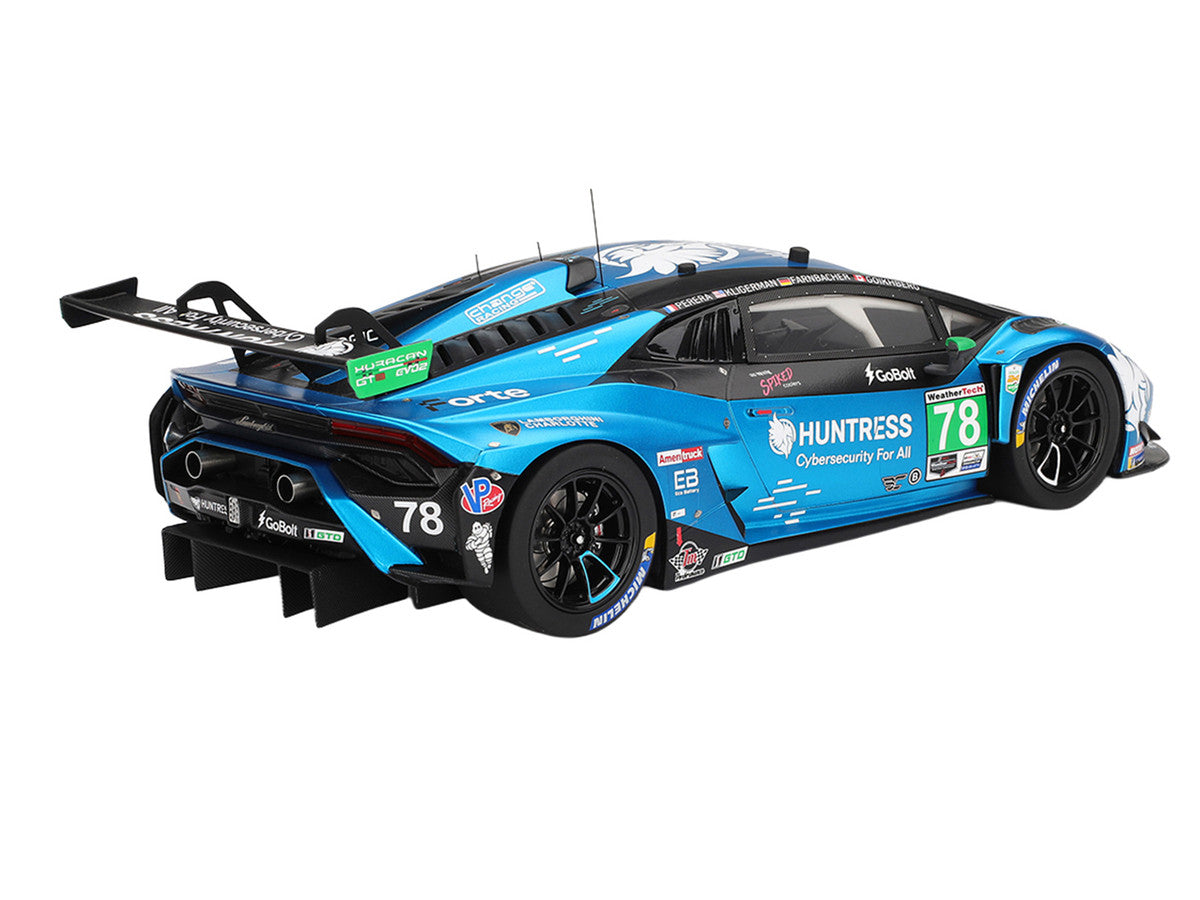 Lamborghini Huracan GT3 EVO2 #78 Mario Farnbacher - Misha Goikhberg - Parker Kligerman - Franck Perera "Forte Racing" IMSA "24 Hours of Daytona" (2025) 1/18 Model Car by Top Speed-0