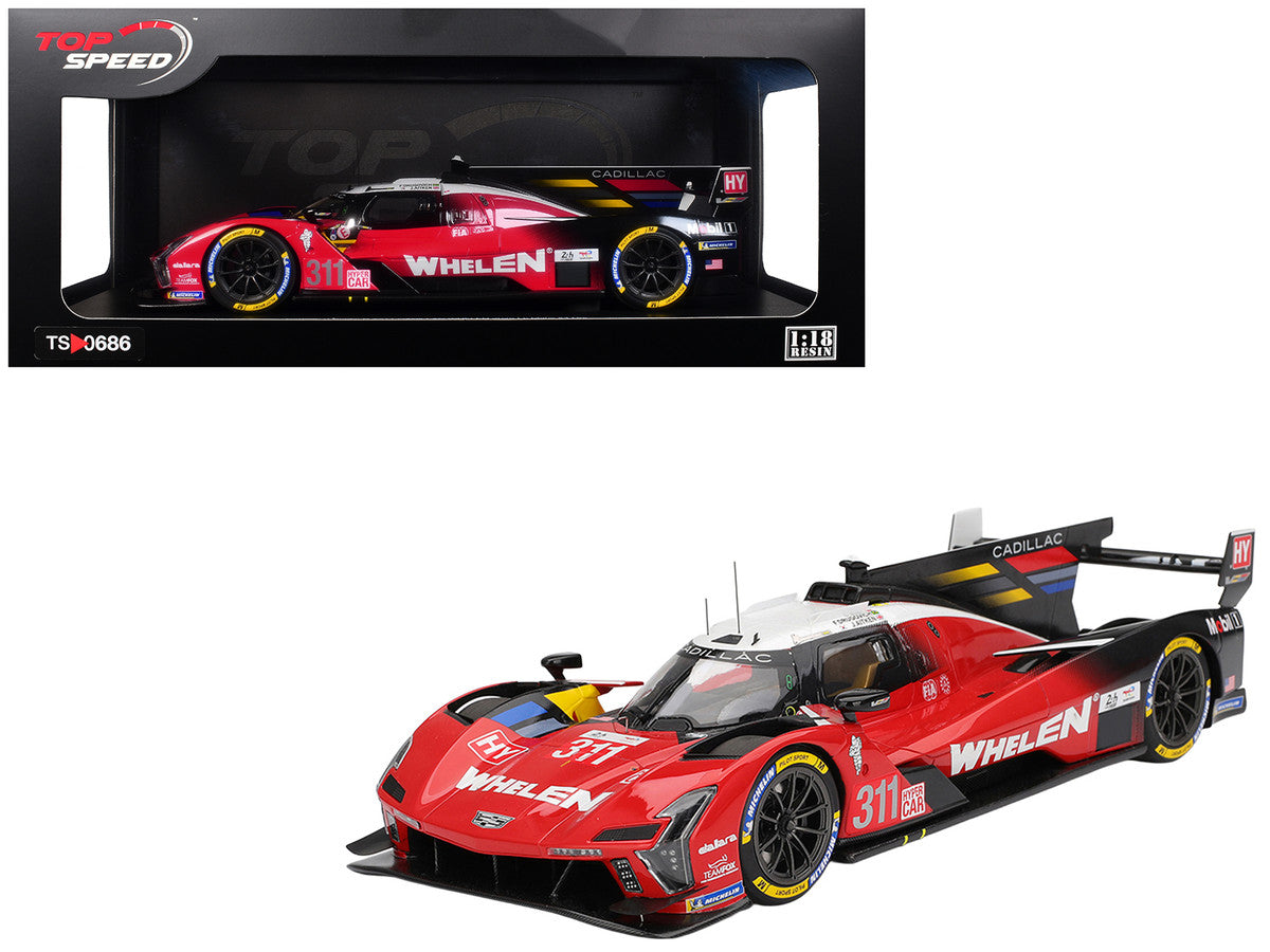 Cadillac V-Series.R #311 Jack Aitken - Felipe Drugovich - Frederik Vesti "Cadillac Whelen" FIA WEC "24 Hours of Le Mans" (2025) 1/18 Model Car by Top Speed Top Speed