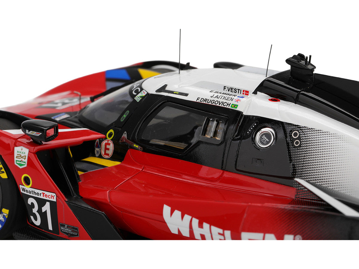 Cadillac V-Series.R #31 Jack Aitken - Felipe Drugovich - Frederik Vesti - Earl Bamber "Cadillac Whelen" IMSA "24 Hours of Daytona" (2025) 1/18 Model Car by Top Speed Top Speed