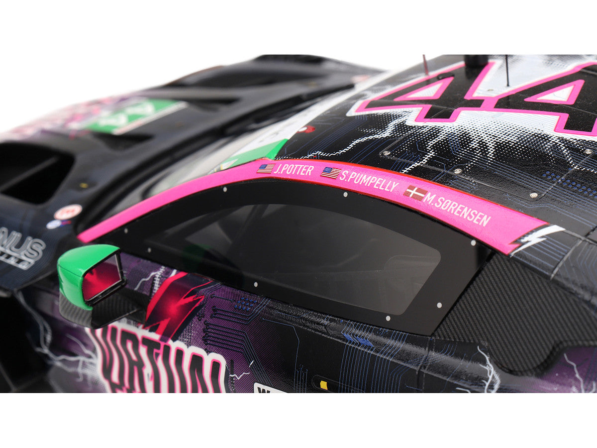 Aston Martin Vantage GT3 EVO #44 John Potter - Spencer Pumpelly - Marco Sorensen "Magnus Racing" IMSA "Six Hours of The Glen (Watkins Glen)" (2025) 1/18 Model Car by Top Speed Top Speed