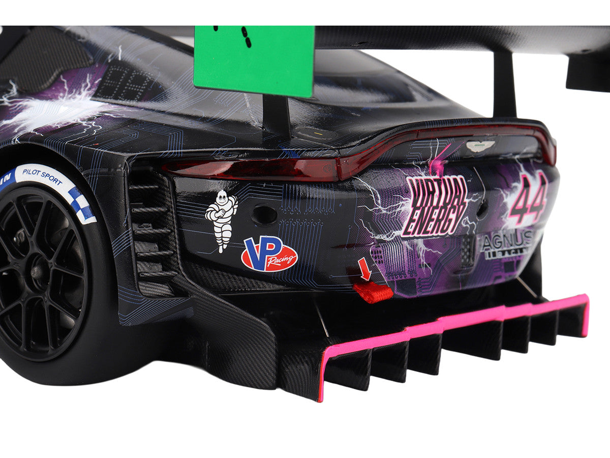 Aston Martin Vantage GT3 EVO #44 John Potter - Spencer Pumpelly - Marco Sorensen "Magnus Racing" IMSA "Six Hours of The Glen (Watkins Glen)" (2025) 1/18 Model Car by Top Speed Top Speed