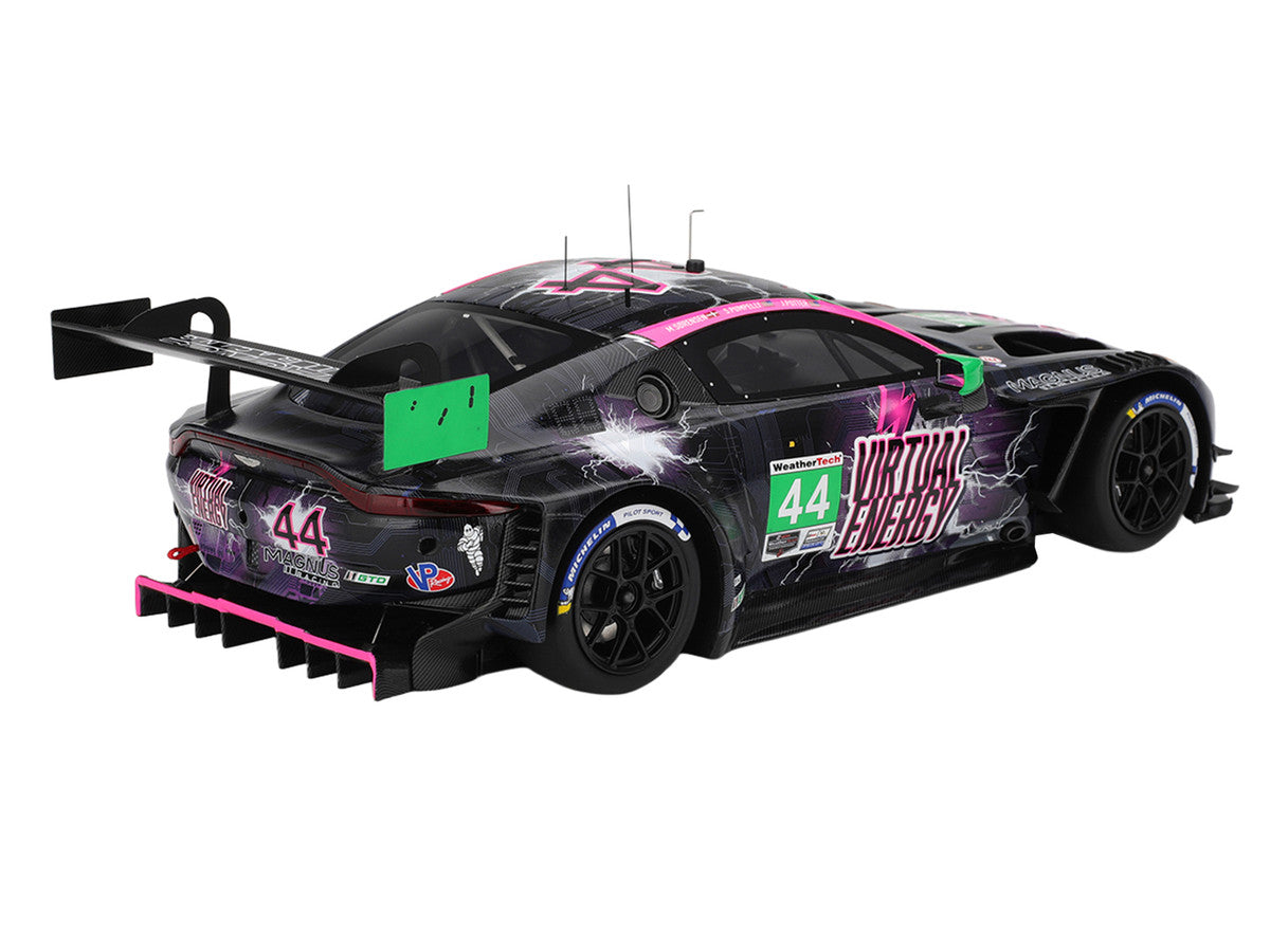 Aston Martin Vantage GT3 EVO #44 John Potter - Spencer Pumpelly - Marco Sorensen "Magnus Racing" IMSA "Six Hours of The Glen (Watkins Glen)" (2025) 1/18 Model Car by Top Speed Top Speed