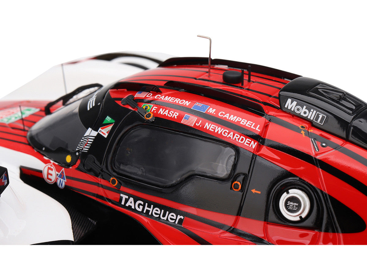 Porsche 963 #7 Dane Cameron - Matt Campbell - Felipe Nasr - Josef Newgarden "Porsche Penske Motorsport" Winner IMSA "24 Hours of Daytona" (2024) 1/18 Model Car by Top Speed Top Speed