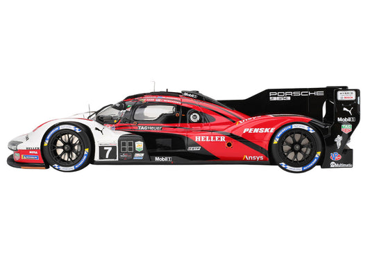 Porsche 963 #7 Dane Cameron - Matt Campbell - Felipe Nasr - Josef Newgarden "Porsche Penske Motorsport" Winner IMSA "24 Hours of Daytona" (2024) 1/18 Model Car by Top Speed Top Speed