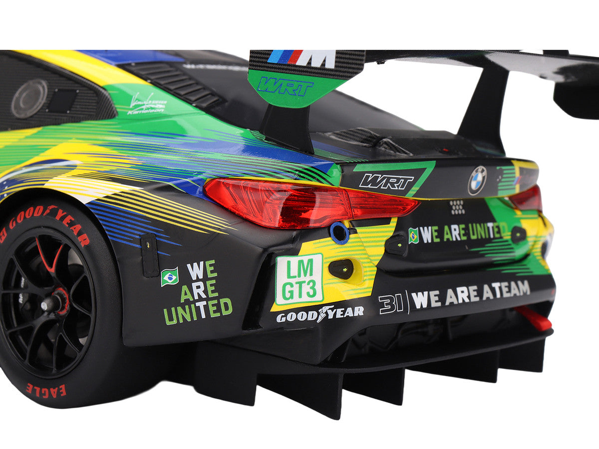 BMW M4 GT3 EVO #31 Pedro Ebrahim - Augusto Farfus - Yasser Shahin "The Bend Team WRT" WEC "6 Hours of Sao Paulo" (2025) 1/18 Model Car by Top Speed Top Speed