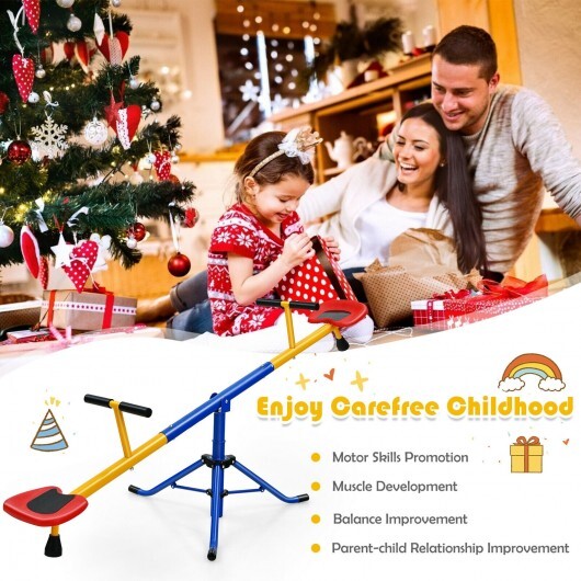 360Rotation Kids Seesaw Swivel Teeter Totter Playground Equipment W2B