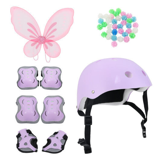 14 Inch Kids Bike Red with Pink Helmet Protective Set W2B