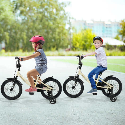 16 Inches Kids Bike Sport Bicycle with Removable Training Wheels - Size: 16 inches W2B