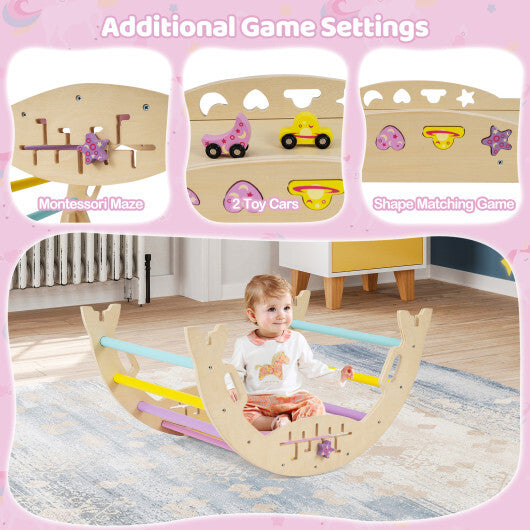 Triangle Set 8-in-1 Foldable Baby Climbing Toys Unicorn Theme