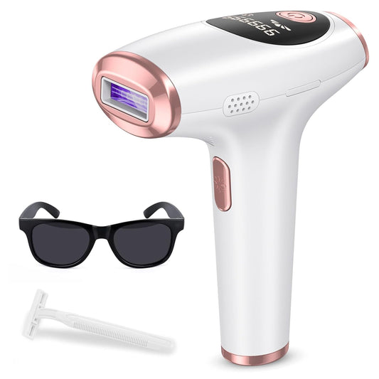 Hair Removal Device, IPL Hair Removal, Laser Hair Removal for Women and Men 999,999 Flashes Permanent for Facial Facial Legs Arms Bikini Line Whole Body Use at-Home W2B