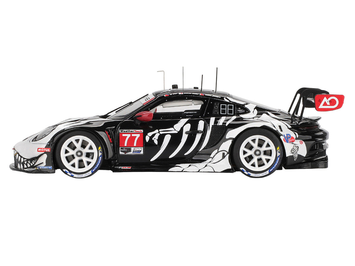 Porsche 911 GT3 R #77 Klaus Bachler - Laurin Heinrich - Michael Christensen "AO Racing Skeleton Rexy" GTD Pro IMSA "Petit Le Mans" (2025) 1/43 Model Car by True Scale Miniatures True Scale Miniatures