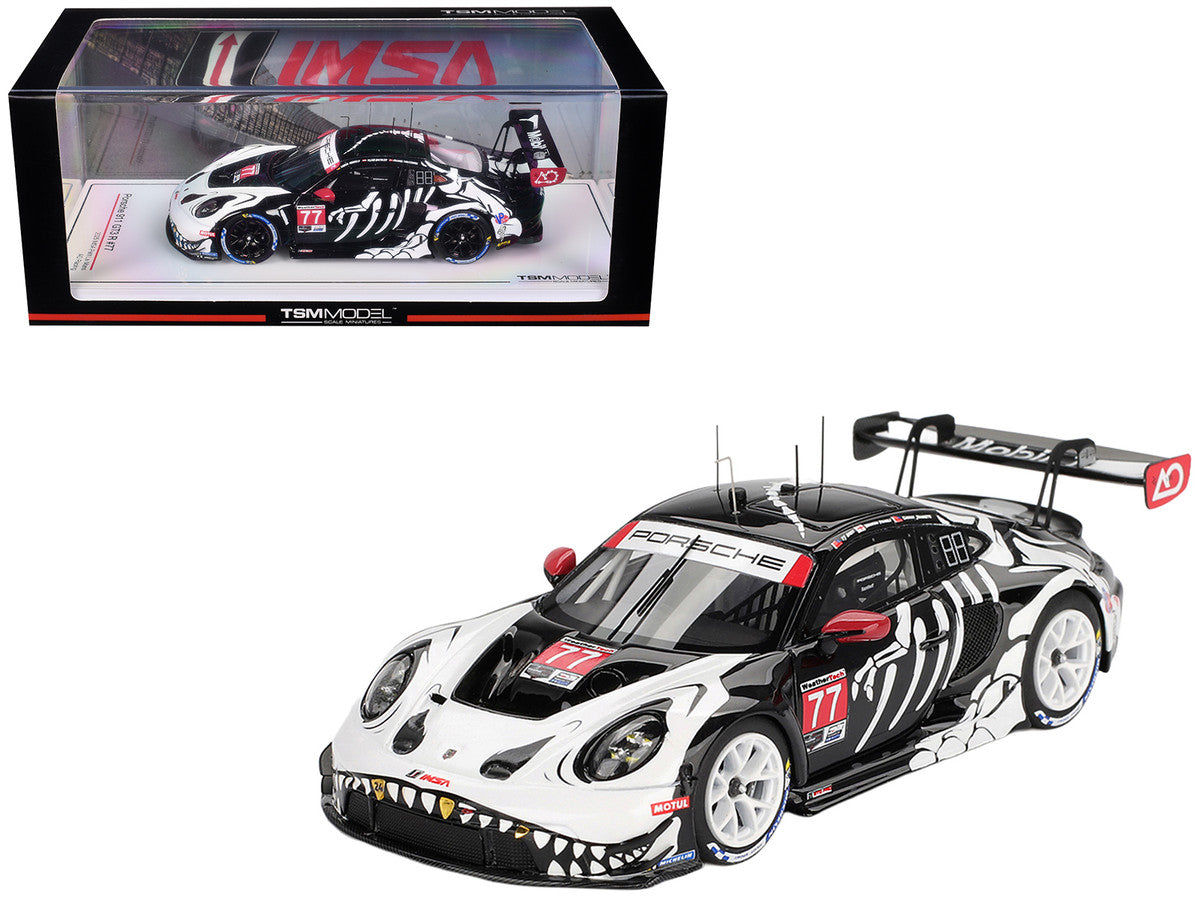 Porsche 911 GT3 R #77 Klaus Bachler - Laurin Heinrich - Michael Christensen "AO Racing Skeleton Rexy" GTD Pro IMSA "Petit Le Mans" (2025) 1/43 Model Car by True Scale Miniatures True Scale Miniatures