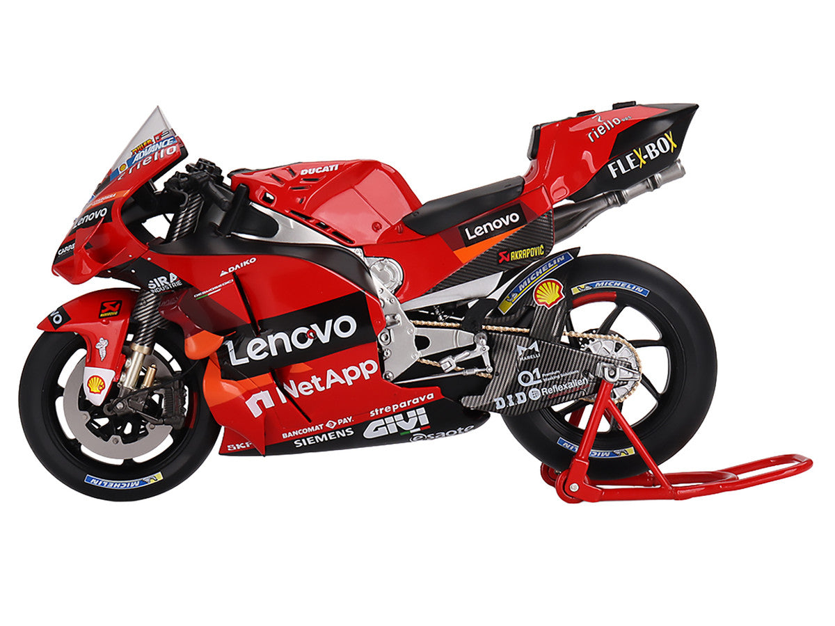 Ducati Desmosedici #43 Jack Miller "Presentation" "MotoGP World Championship" (2022) 1/12 Motorcycle Model by True Scale Miniatures Mini GT
