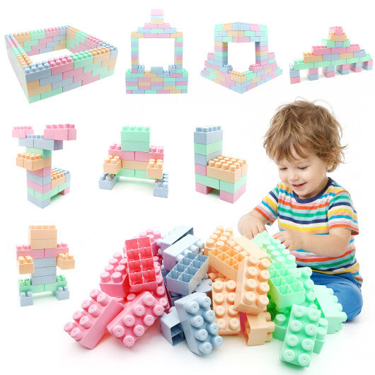 64 pcs Building Blocks for Toddlers Educational Toy W2B