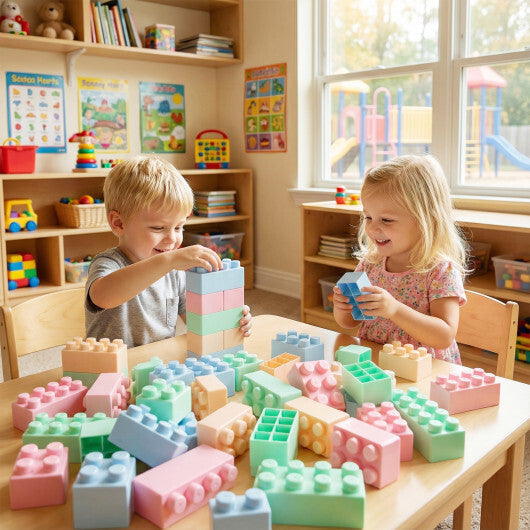 64 pcs Building Blocks for Toddlers Educational Toy W2B
