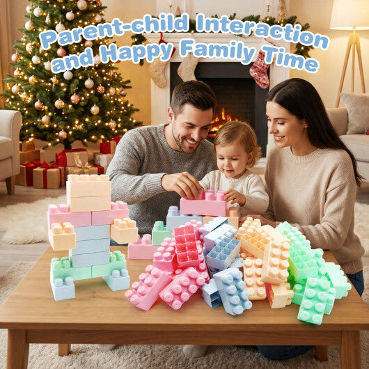 64 pcs Building Blocks for Toddlers Educational Toy W2B