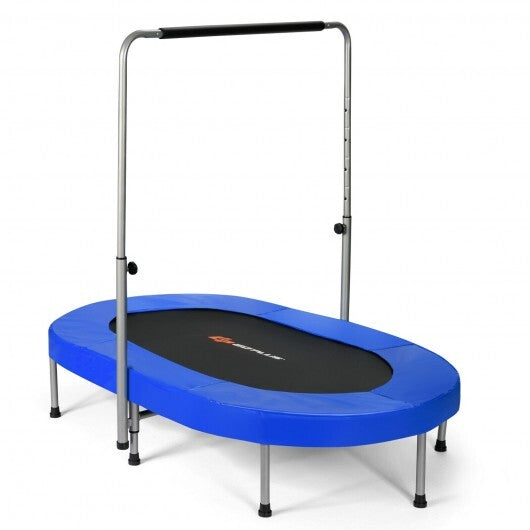 2-Person Foldable Mini Kids Fitness Rebounder Trampoline-Blue W2B
