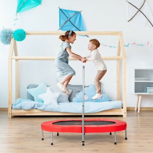 2-Person Foldable Mini Kids Fitness Rebounder Trampoline-Blue W2B