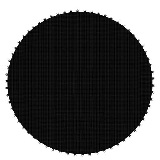 High-Elastic PP Replacement Jumping Mat-15 ft - Color: Black - Size: 15 ft W2B